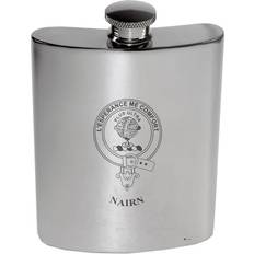 I Luv LTD Nairn Family Crest 6oz Kidney Hip Flask