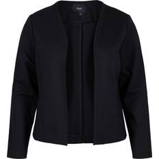 Zizzi Vêtements Zizzi Habitjakke jmAddie L/S Short Blazer Sort