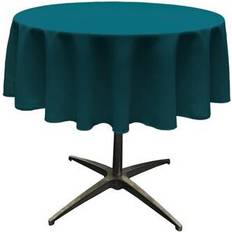 Textiles FunFlags TCpop51R-TealDrkP82 Poplin Tablecloth