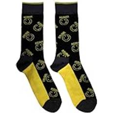 Nirvana Grunge Smile Stripes Ankle Socks One