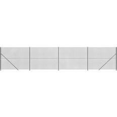 Berkfield Home Chain Link Fence with Flange 1000x140cm