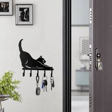 1pc Cat Key Holder For Coat Rack Wall Decor