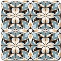 Brown Coasters Warren Reed Brown Abstract Pattern Set Coaster 4pcs