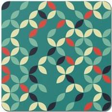 Green Coasters Warren Reed Geometric Pattern Set of Coaster 4pcs