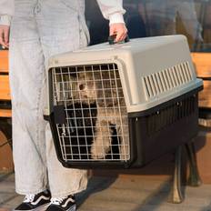 MDSRJONE Large Pet Carrier Cat Puppy Travel Cage Dog Carry Basket Transporter Box Specified