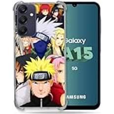 Cokitec Cover rinforzata per Samsung Galaxy A15 4G 5G Manga Naruto Team