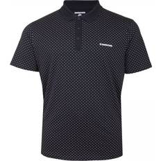 Clothing Lambretta Plus LB1323 Polkadot Polo Navy 4XL, Colour: Navy