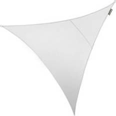 White Sail Awnings Primrose 3.6m Triangle Waterproof Patio Sun Shade Canopy 98% UV Rope
