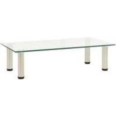 Glass Benches vidaXL 322763 Transparent TV Bench 60x17cm