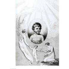 Stone Wall Decorations BrainBoosters Wollstonecraft Shelley Print William Blake Poster