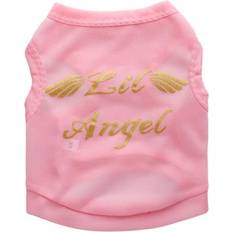 Pets XZGSTORE angel, L Cute Teacup Dog Clothes Girl Vest
