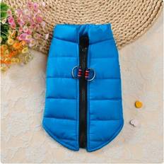 Pets Aswmxr Blue, XL Dog Clothes Winter Warm Dog Coat Vest Soft Puppy