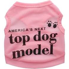 Pets XZGSTORE top model, L Cute Teacup Dog Clothes Girl Vest