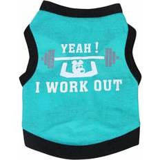 Pets XZGSTORE work out, Small Dog Puppy Clothes Funny Shirt Vest