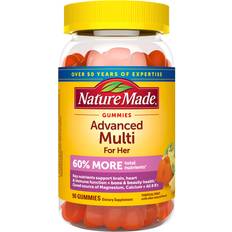 Vitamins & Supplements Nature Made Advanced Multivitamin Gummies for Her with Magnesium Citrate, All 8