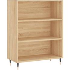 vidaXL Engineered Wood Sonoma Oak Bücherregal 90cm