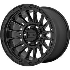 16" Car Rims KMC KMC KM542 Impact Wheel, 16x8 with 5 on 150 Bolt Pattern Black KM54268058700