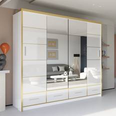 Sliding Wardrobes 4u LTD 203cm, White Wardrobe