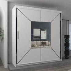 Sliding Wardrobes 4u Nicole Double Center Wardrobe