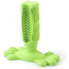 Pets HKHBJS 156mm*155mm Green Dog Pet Toothbrush Clean Teeth Brushing Stick Brush Mouth