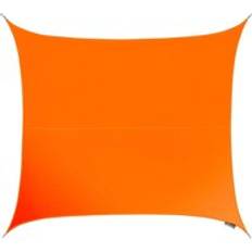 Orange Sail Awnings Primrose 2m Square Water Sun Shade Canopy 96.5% UV Free Rope