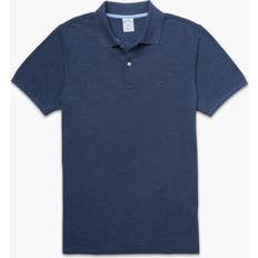 Slim-Fit Pique Polo Skjorta - Blå