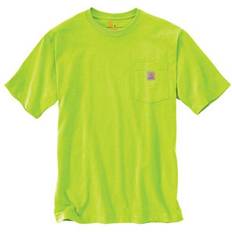 Carhartt Men's Loose Fit Heavyweight Short Sleeve Pocket T-shirt - Brite Lime