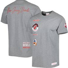 Mitchell & Ness New Jersey Devils City Collection T-Shirt - Heather Gray