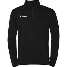 3XL Sweatshirts Barnkläder Kempa 1/4-Zip Top Sweatshirt Herren schwarz Schwarz