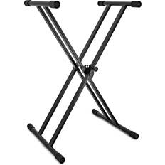 Gear4music X-Frame Dubbelstagat Keyboardstativ