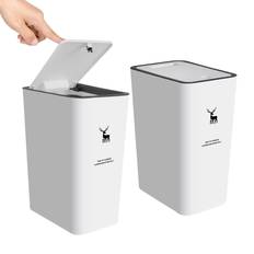 Cleaning Equipment & Cleaning Agents Tianci Trash Can with Lid, 2-Pack