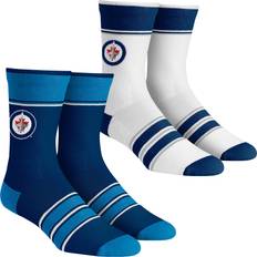 Rock Em Socks Youth Rock Em Socks Winnipeg Jets Multi-Stripe 2-Pack Team Crew Sock Set