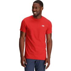 Outdoor Research Tops Outdoor Research Lockup Back Logo T-Shirt: Red: M, Colour: Red