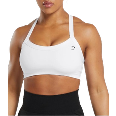 Gymshark Cotton Lifting Sports Bra - White