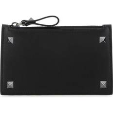 Valentino Garavani Rockstud Card Holder - Black