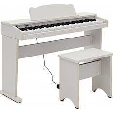 Gear4music JDP-1 Junior Digitalpiano av Vitt