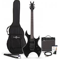 Harlem X Electric Guitar 15W Amp Pack, Black