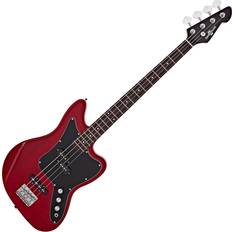 Gear4music Seattle Bass Guitar by Gear4music, Red