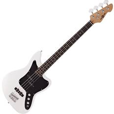 Vita Elbasar Gear4music Seattle Bass Guitar by Gear4music, White