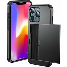 ExpressVaruhuset iPhone 13 Mini Stöttåligt Skal Kortfack StreetWise Svart