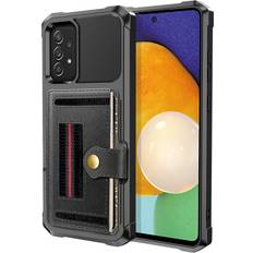 Samsung a52s cover ExpressVaruhuset Samsung A52 A52s 4G 5G Stöttåligt Skal med Kortfack Solid V5