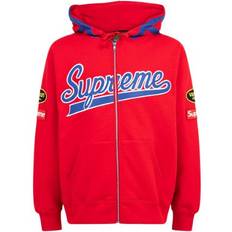 Leather - Men Sweaters Supreme Vanson Leather Spider Web Zip "SS 21"