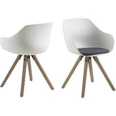 Act Nordic Tina White/Natural Köksstol 80.5cm 2st