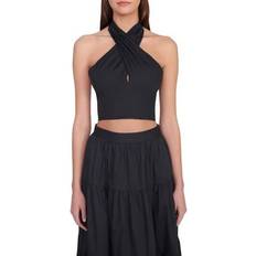 Dam Linnen Staud Kai Crop Halter Top