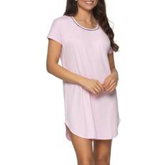 Elastane/Lycra/Spandex Nightgowns Felina Jessie Stretch Jersey Sleep Shirt