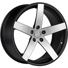 EtaBeta 19" Bilfälgar EtaBeta Uros S Black Matt Polish 9.5 x 19 5/112 ET45 B78.1