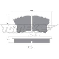 Procodis France TOMEX brakes TX 10-434 skivbroms