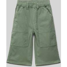 s.Oliver s.Oliver RED LABEL Flared Cargohose mit elastischem Bund in Khaki, Größe