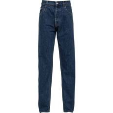 Prada Women Jeans Prada low-rise straight-leg jeans men Denim Blue