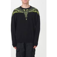 Marcelo Burlon Black Wing Print Sweaters - Black